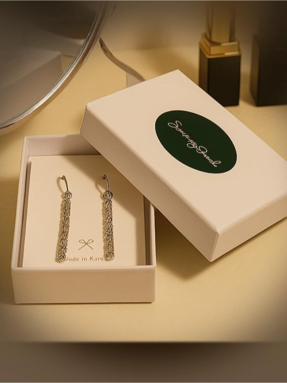 Flute Earrings – Silver Plated Music Jewelry for Women - Picture 6 of 8